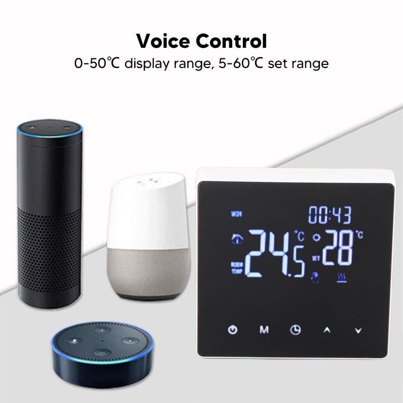 Touch Screen Thermostat Digital Display Constant Temperature Controller for Floor