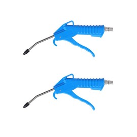 TopHomer 2pcs Industrial Air Blow Gun, Pneumatic Air Compressor Accessory Tool with Comfort Grip, Blower Gun Dust Removal Cleaning Tool, Barrel Length 105mm/4.13in,Short