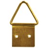 OOK 50205 20-Pound Steel Brass-Plated Ring Hangers, Gold, 2-Pack
