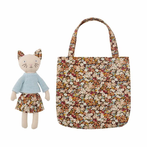 Bloomingville Soft Toy | Moe Cat in Bag
