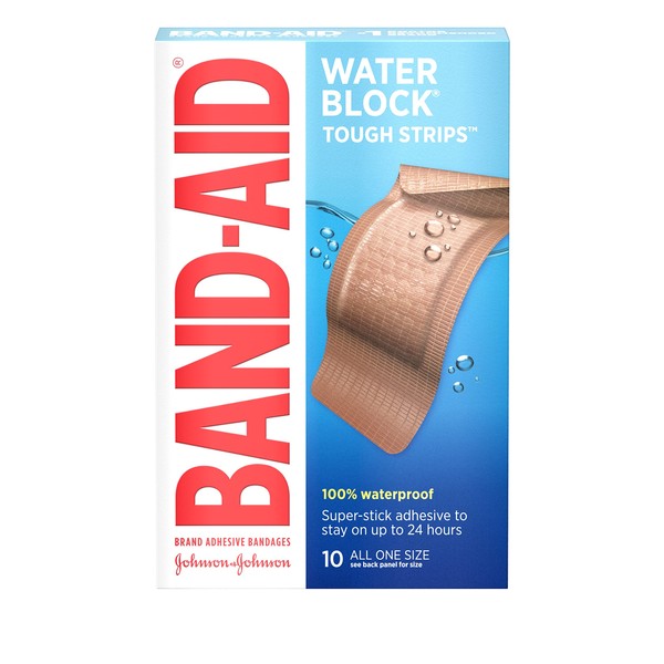 Band-Aid Brand Water Block Adhesive Bandages Extra Large, 10 ct (Pack of 6)