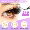 Eyelash Extensions, Eyelash Extensions, 240 Pieces, 40D Natural False Eyelashes