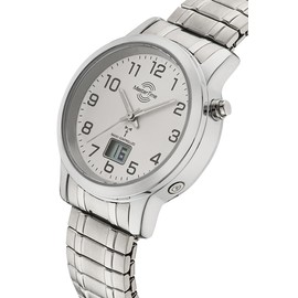 Master Time Funk Quarz Damen Uhr Analog-Digital mit Edelstahl Armband MTLA-10307-12M