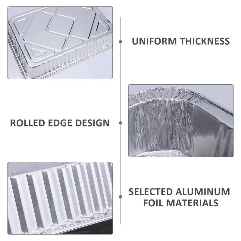MEMOFYND 12-Piece Aluminium Foil Baking Tray, Aluminium Foil Baking Tray,