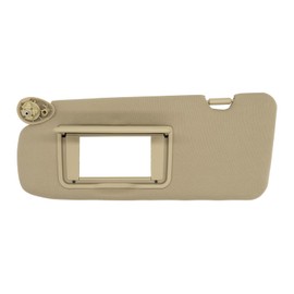 NHILES Driver Left Side Sun Visor Replacement Fits for Honda CR-V 2017-2022 Sunshade Without Light 83280TLAA02ZA Color: Beige