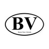 CafePress BV Buena Vista, CO Oval Sticker Oval Bumper Sticker, Euro Oval Car Decal
