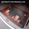 powoq Backrest Mats Compatible with 2022-2024 Kia Carnival Non-Hybrid Back