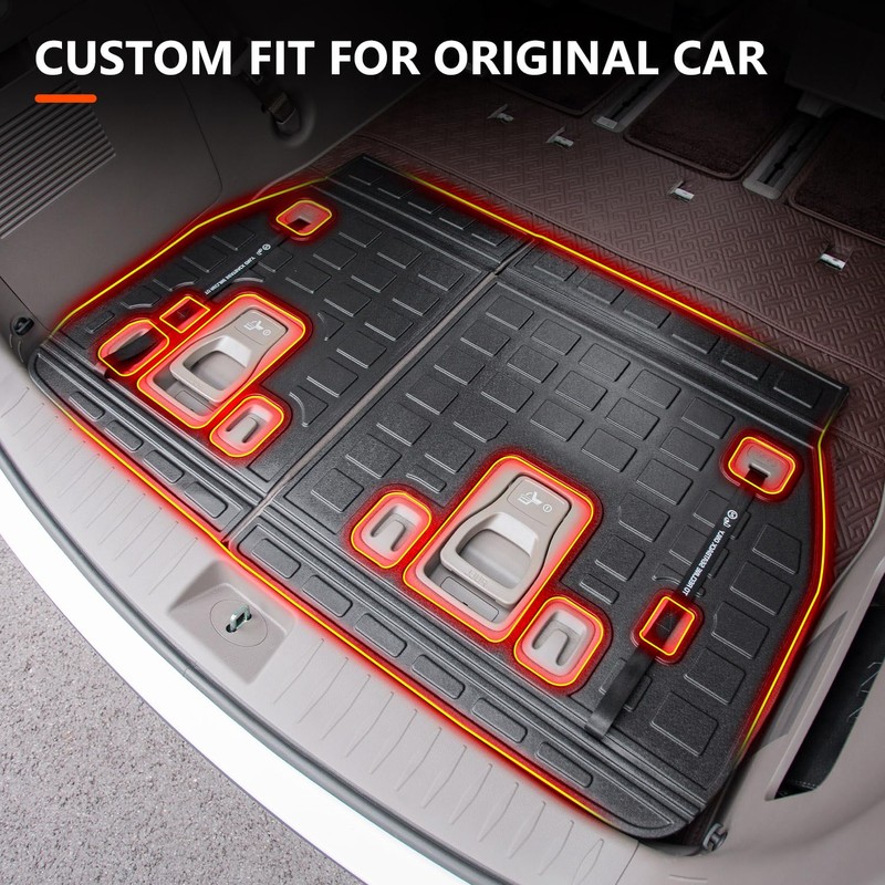 powoq Backrest Mats Compatible with 2022-2024 Kia Carnival Non-Hybrid Back