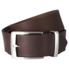 LINDENMANN Men's Leather Belt, Full Cowhide Leather, XXL, Buffalo Leather,