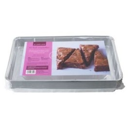 LAKELAND Foil Traybake Baking Trays x 10, 32cm x 19cm - Reusable & Recyclable