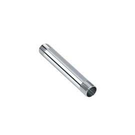 TopHomer 2Pcs Stainless Steel Pipe Fittings, Male Threaded, Straight Coupling, DN20 3/4" 50mm, Silver, 201 Stainless Steel, 50mm/2in Length, 2 Pack
