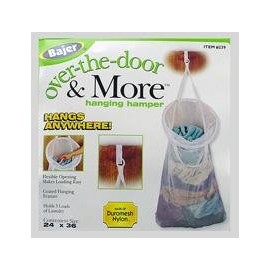 Bajer White Duramesh Nylon Laundry Hamper