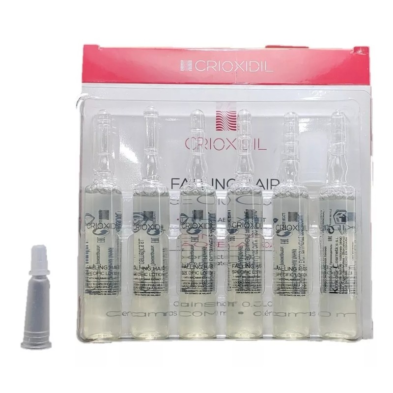 Crioxidil Salerm Cosmetics Ampolletas Anticaída Con Extracto De Malabar Crioxidil