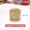 PATIKIL 60mm Wide Wired Chiffon Ribbon, 9.1m Sheer Wired Organza