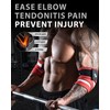 kcross Elbow Wraps for Weightlifting, 47" Strengthening support Elbow Sleeve