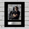 Christian Bale Signed Mounted Photo Display