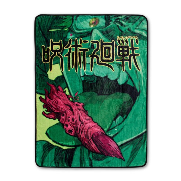 Jujutsu Kaisen Sukuna Finger Microplush Throw Blanket | Soft Polyester