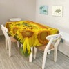 Walmsco Tablecloth Yellow Sunflower Sunset Decor For Dining Room Kitchen