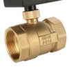 DC 24V 2 Way 3 Wire Brass Motorized Ball Valve