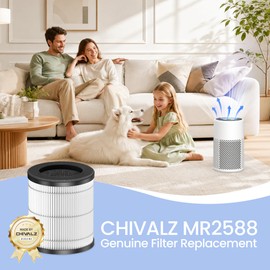 Genuine CHIVALZ MR2588 Air Purifier Replacement Filter, 1 Pack, Original