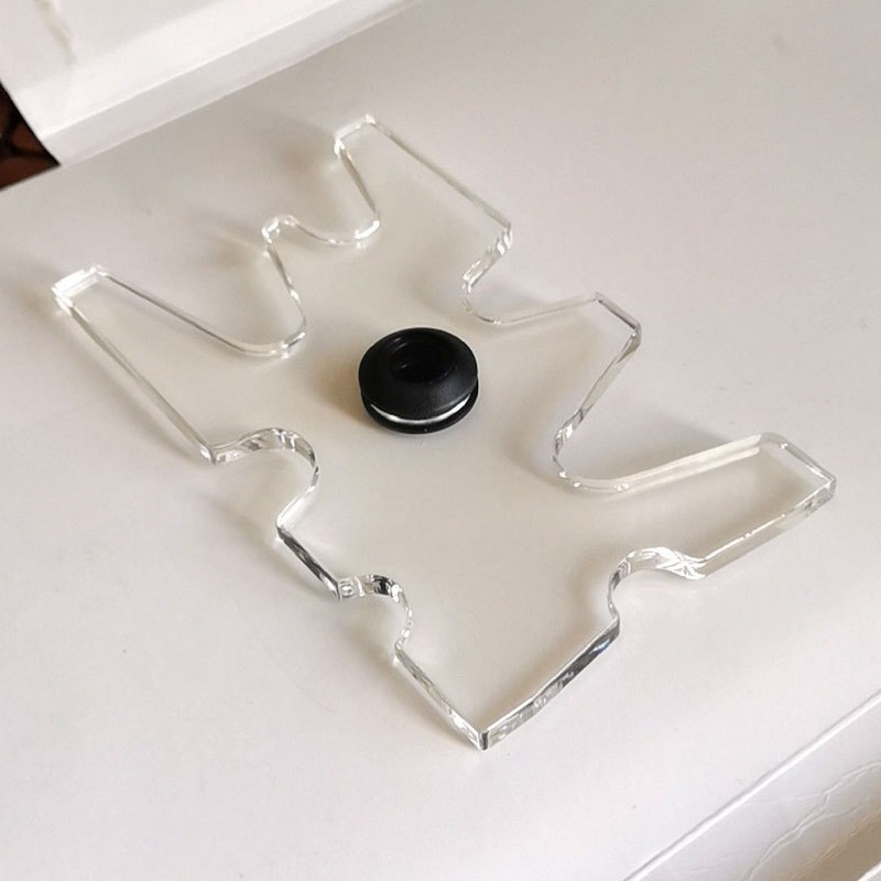 Billiard Bridge Head Portable Clear Acrylic Snooker Pool Cue Moosehead