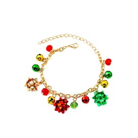 XIAGAW Christmas Bracelet, Christmas Bracelet Women, Christmas Bracelets for Women, Jewellery Christmas, Colourful Bracelets for Women, Christmas Decorations for Women and Girls