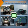 Nilight 12LED Magnetic Wireless Trailer Lights 2PCS Rechargeable Portable Hazard