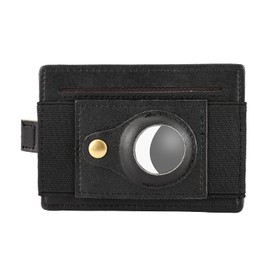 Onunaf Wallet for Men Compatible with AirTag,Cash Credit Card Bifold Wallet,Minimalist RFID Blocking Slim Front Pocket Wallet for Men Women