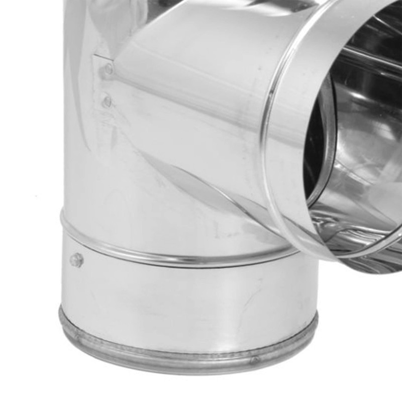 DuraVent DuraBlack 430 Stainless Steel, Durable and Easy Installation Single