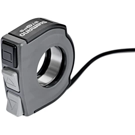 Shimano SW-E6000 STEPS switch compatible with SEIS, with cord bands A x2, B x1, grey