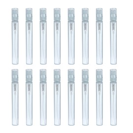 Gallipower 16 Pcs 5ml Mini Clear Plastic Spray BottleEmpty, Small Sample Containers,Fine Mist Refillable Mini Bottle, Plastic Portable Travel Bottle