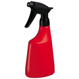 Plant sprayer standard made of plastic with brass nozzle, colour: red, capacity: 1 litre.