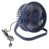 Small Air Circulator Fan 2 Adjustable Speed Blue Portable Rechargeable