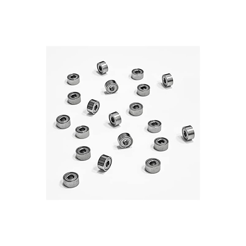 20 MR52ZZ Steel Bearings 2mm x 5mm x 2.5mm Small