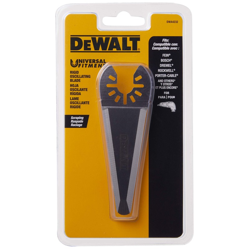 DEWALT Oscillating Tool Blade, Triangular, Rigid Scraper (DWA4232)