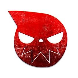 Bargain Max Decals Soul Inspires Eater Anime Red Window Laptop Car Sticker 6"