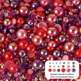 Cheriswelry Kunststoff-Cabochons mit flacher Rückseite, 115 g, ab-Farbe, Strass, facettiert, Kristall, Nagel-Edelsteine, schmücken Großpackung für Make-up, Kostüm, DIY, Schuhdekoration, Flasche