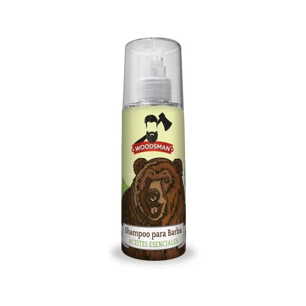 Shampoo Para Barba Y Bigote Con Aceites Esenciales Woodsman