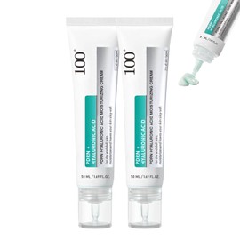 Hyaluronic Acid 100 Moisturizing Cream, Lightweight Hydrating Facial Cream for Glass Skin Glow, Non-Greasy Daily Moisturizer for Dry Sensitive...     