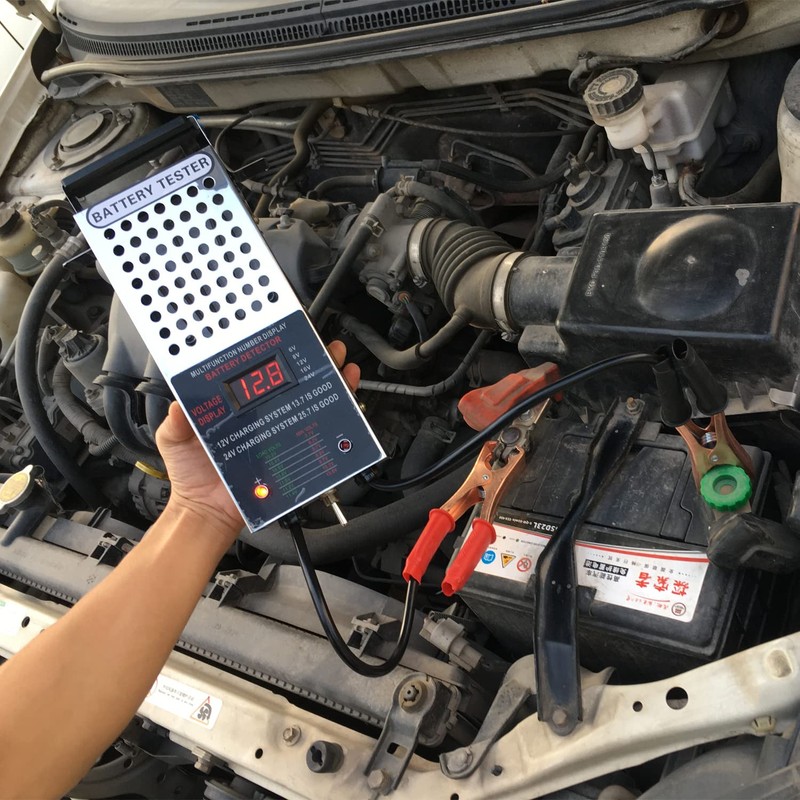 Battery Load Tester, Car Battery Load Tester, 6/8/12/16/24V Battery Alternator