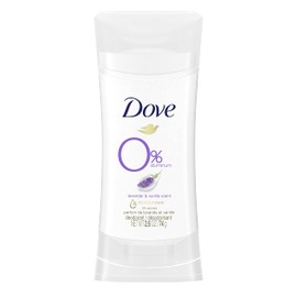 Dove 0% Aluminum Deodorant Stick Non irritating Deodorant for Underarm Care Lavender and Vanilla Kindest Aluminum free Deodorant 2.6 oz