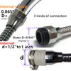 Flexible Faucet Sprayer Attachment 360 ° Kitchen Sink Aerator Extender