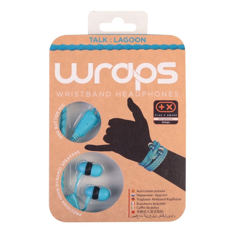Wraps Talk (with Mic) Wristband Bracelet In-Ear Headphones (High Comfort