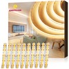 EMITEVER COB LED Strip Lights Warm White 32.8ft, 3000K 24V