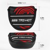 Putter Cover Mallet Center Shaft, Magnetic Closure Putter Headcover for