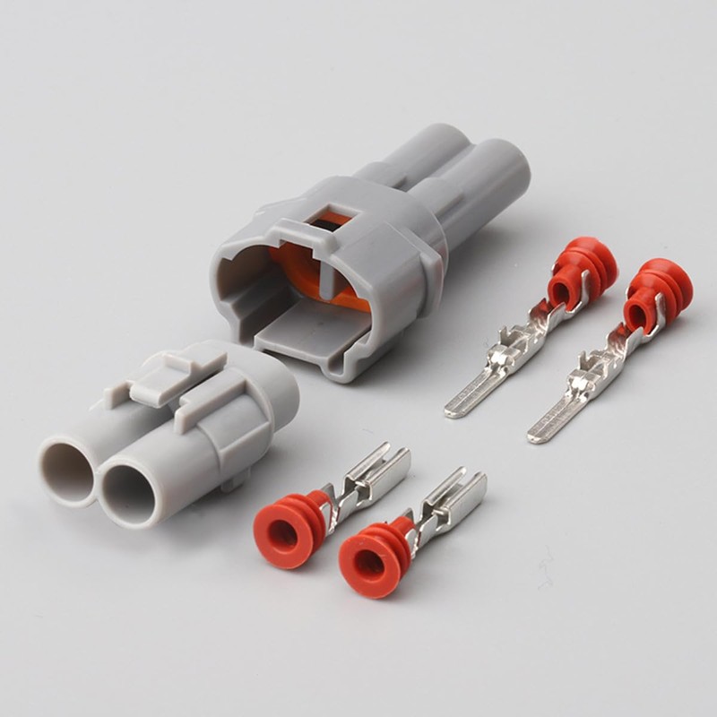 Newyuan 10 Sets 2Pin Motorcycle Connector Kit Compatible with Sumitomo