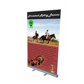 Signworld 45" Retractable Roll Up Banner Stand Display