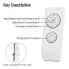 Universal Ceiling Fan Remote Control Kit, Wireless Remote Control and