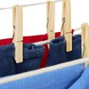 Relaxdays Wooden Clothes Pegs, Set of 100, Large Wooden Clothes
