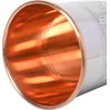 "ANCIENTIMPEX Set of 2 Stainless Steel Pure Copper Outside and
